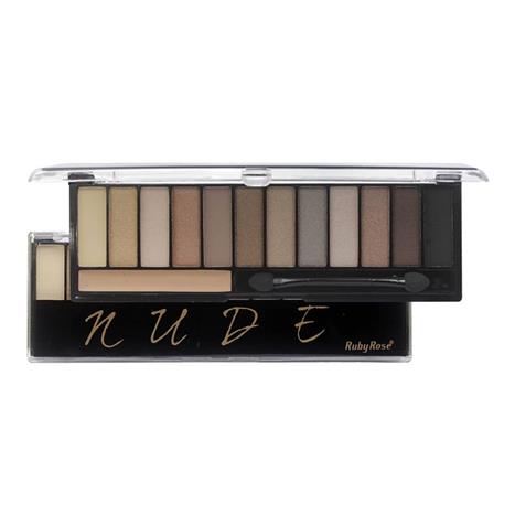 Paleta De Sombras Nude Hb Ruby Rose Mais Vaidosa Paleta De