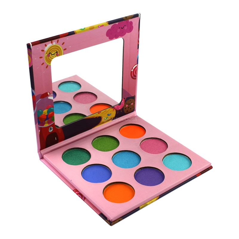 Paleta De 9 Sombras My Life Mais Vaidosa Paleta De 9 Sombras Candy My Life 02 My Life Maquiagem Mais Barata Na Mais Vaidosa