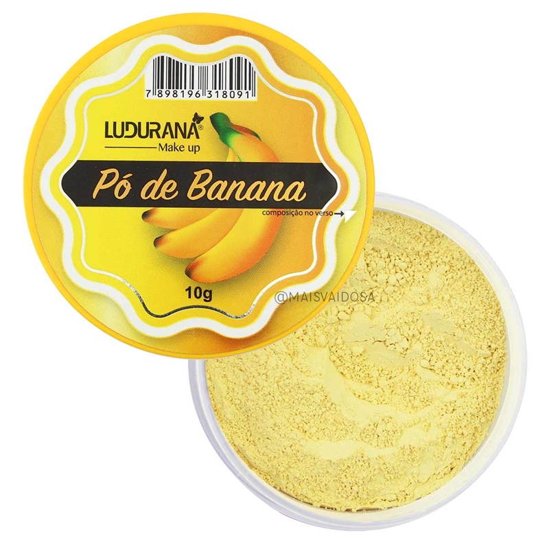 Pó de Banana Ludurana | Mais Vaidosa - Pó de Banana Ludurana - Ludurana