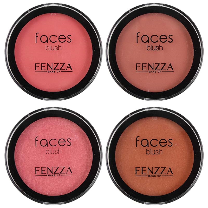Kit c/ 4 Blush Faces Fenzza Kit c/ 4 Blush Faces Fenzza Fenzza